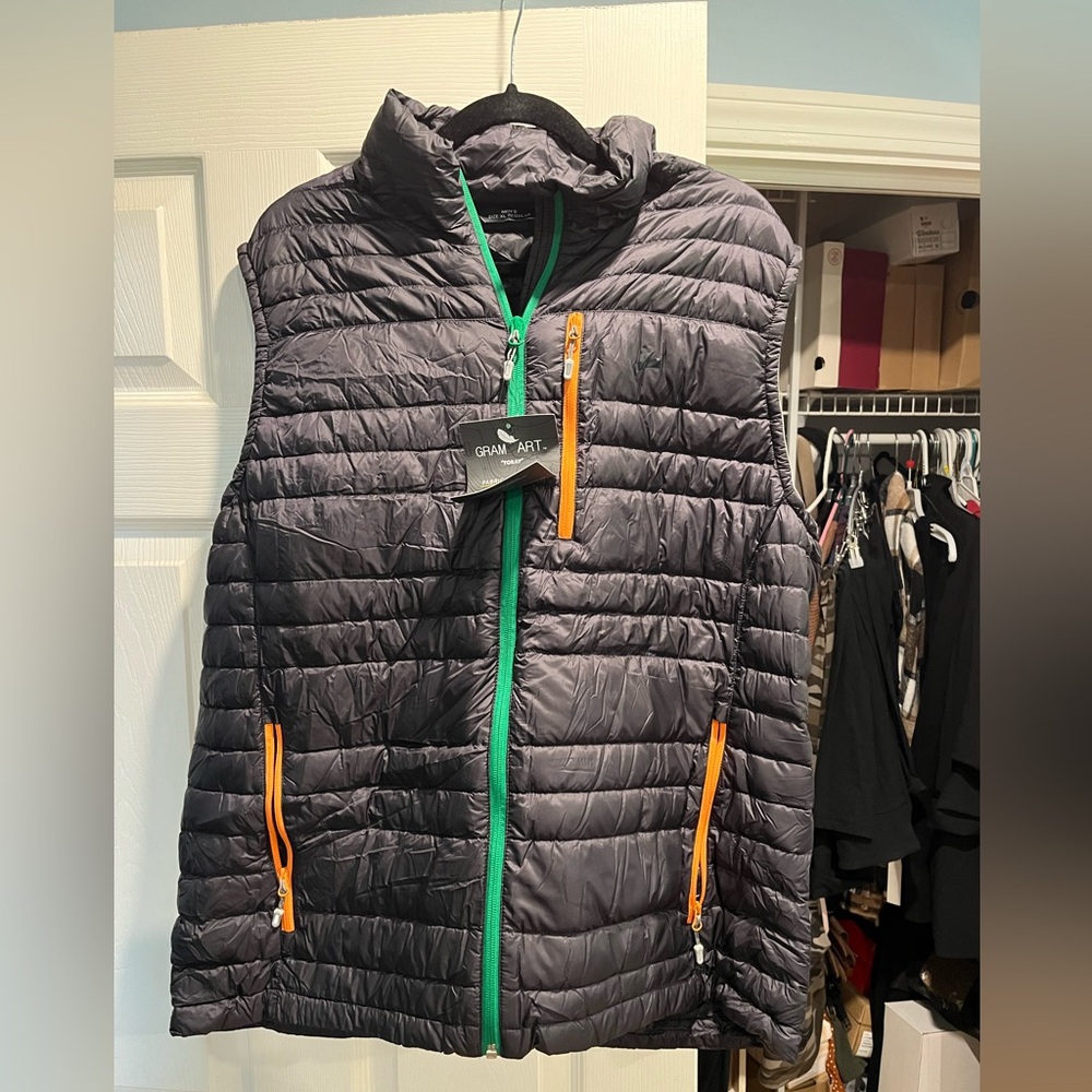 Draft kings puffer vest‎ NWT mens size XL